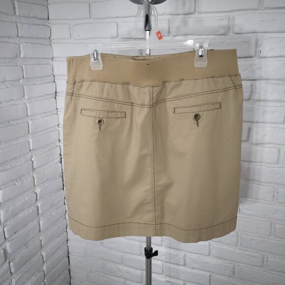 Denver Hayes Vintage Ladies Size 14/5 Tan Pull On Style Skorts - Picture 2 of 11